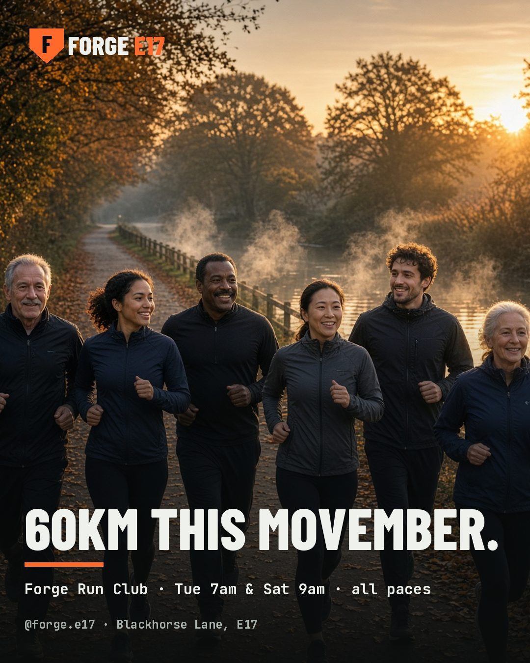 Demo post: 60km this Movember