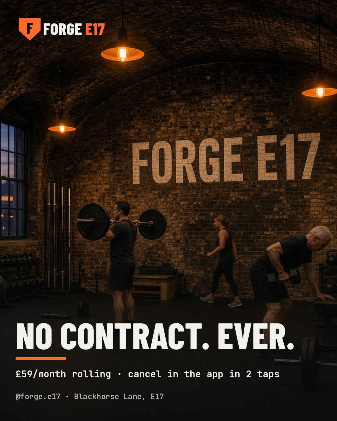 Demo post: No contract. Ever.